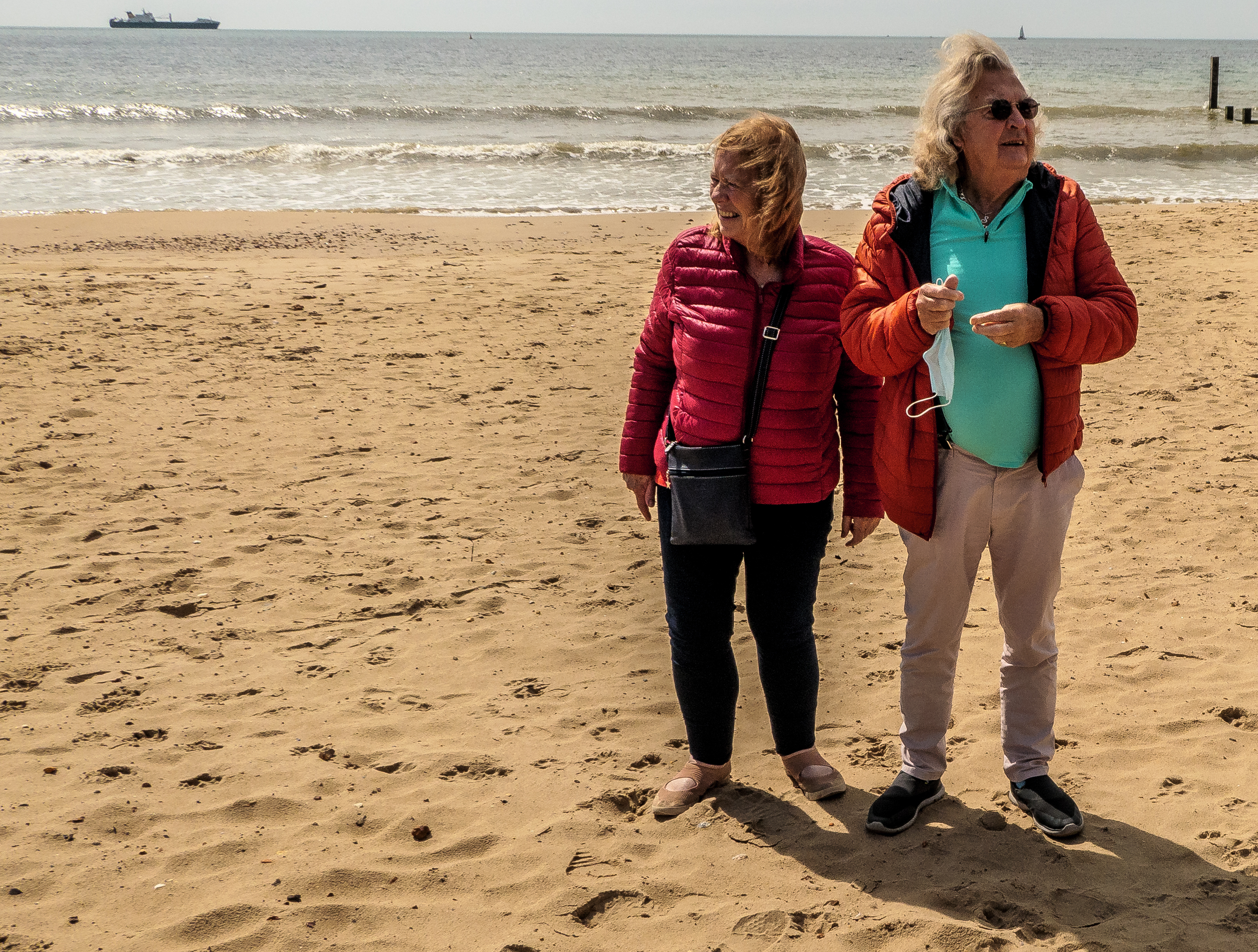 On the beach